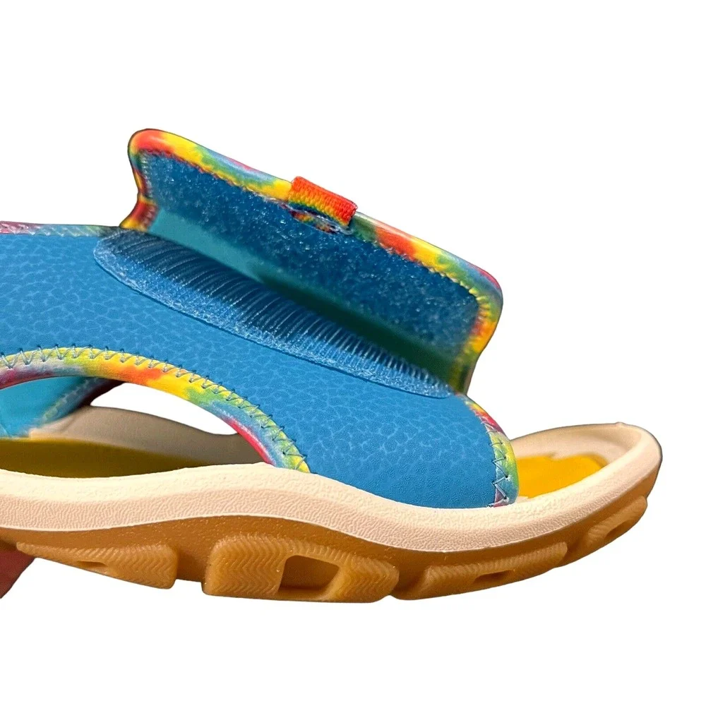 KEEN Youth Girls Sport Outdoor‎ Sandals Size 4 Blue- Tie Dye Adjustable Washable